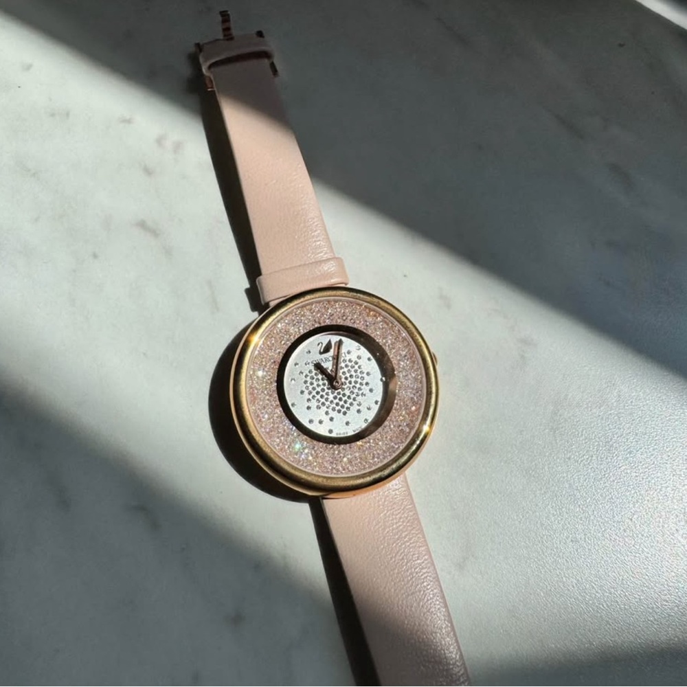 Swarovski Pink and Gold Women's Watch